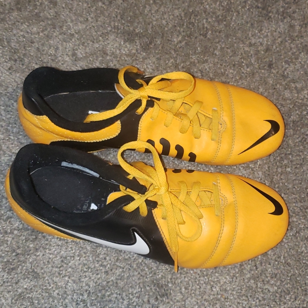 Nike Orange Soccer Cleats